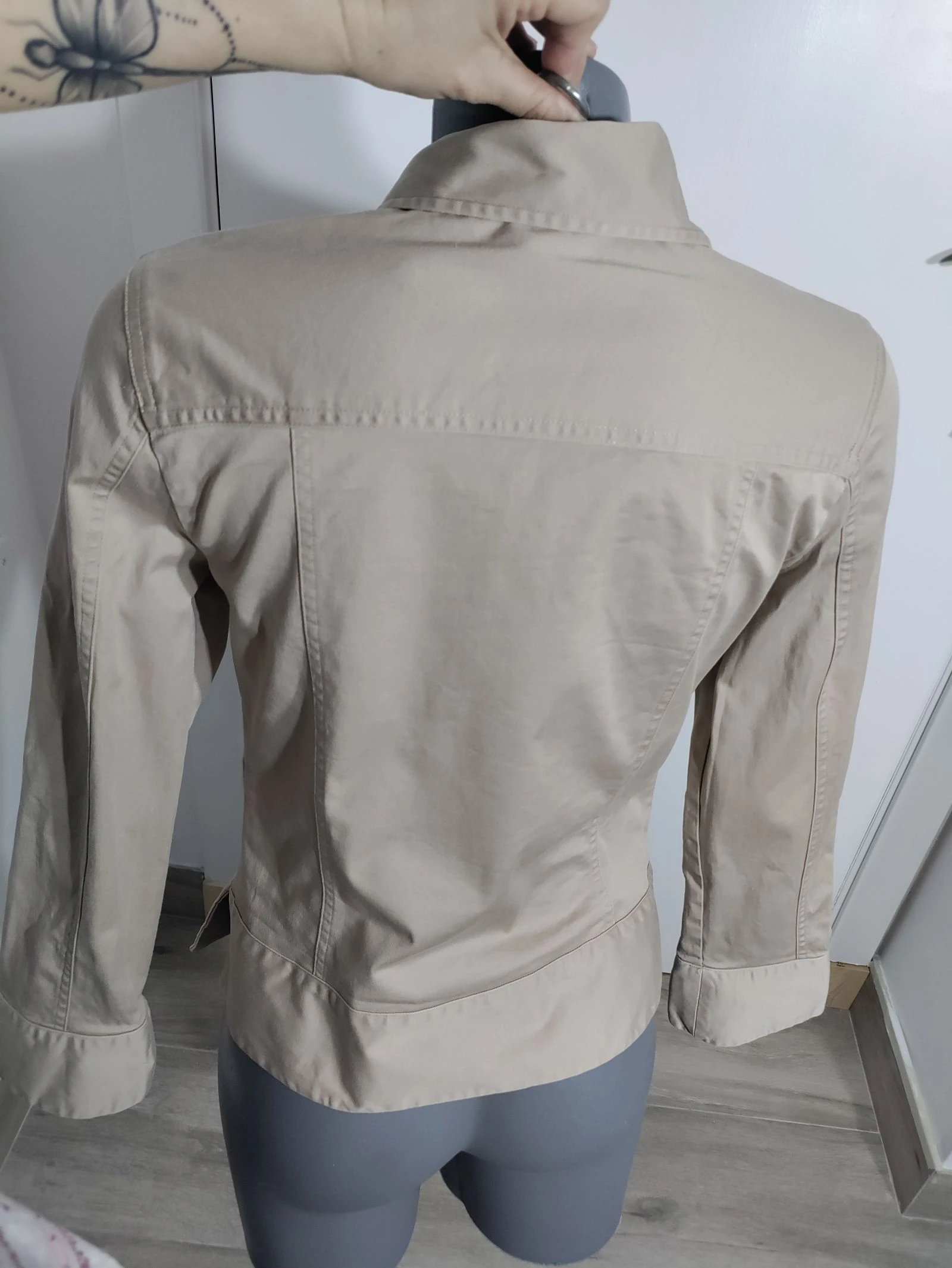 Casaco bege Tex estilo safari - Tamanho 40 – photo 8